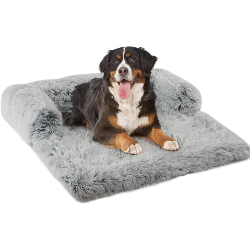 Tucker Murphy Pet™ Cabela Dog Couch Bed, Soft Dog Couch Cover Calming